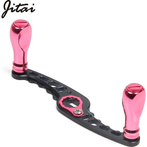 Jitai Fishing Reel Handle For Shimano Daiwa Abu , Super light Tuning Baitcasting Handle CNC High Precision Machining 4BBs