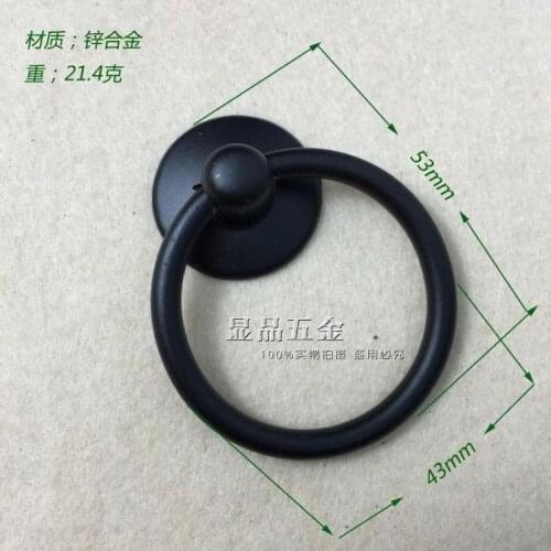 Special offer 53*43mm furniture component Hardware Accessories Daisy Handle Muhe Drawer Handle Single hole wholesale