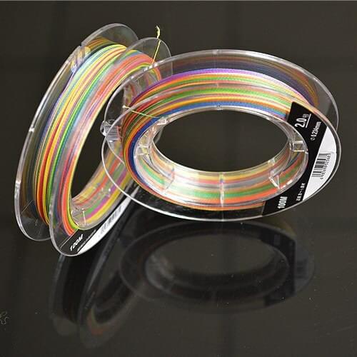 Free Shipping 100M Super Strong Japan Multifilament Fishing Line 4 Strands PE Braided Fishing Line 100m 0.8 to 1.5,15LB to 25LB