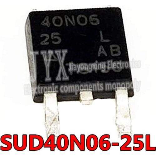 10PCS SUD40N06-25L TO-252 40N06 TO252 SUD40N06 40N06-25L