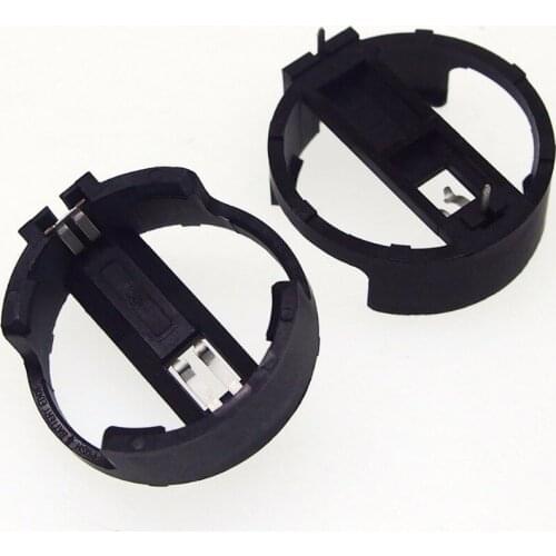 10pcs Environmental protection High temperature resistance 3V CR2032 DIP Button Battery Holder