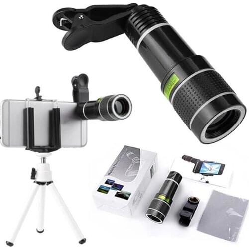 20X Zoom Telephoto Lens Universal External Mobile Phone Camera Lens with Clip for Viewing Travel For iPhone/Phone Universal lens