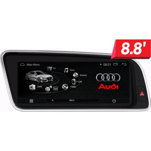 8.8 inch Android 7.1 Car DVD GPS Player NAVIGATION RADIO AUTO for Audi Q5 2009-2016 support carplay 32G stereo audio BT