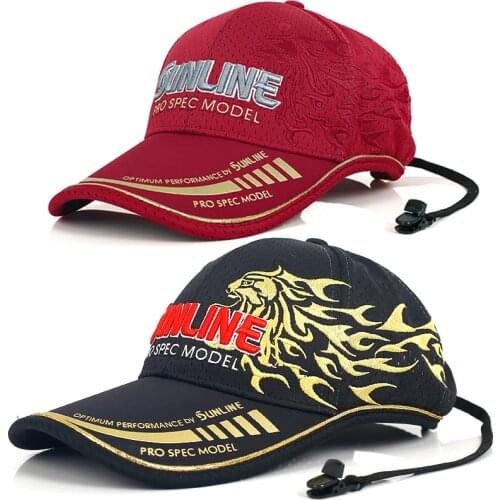 Adult Men Adjustable Breathable Sunline Fishing Cap Sunshade Sport Baseball Fishermen Hat Japan Black Special Bucket Fising Caps