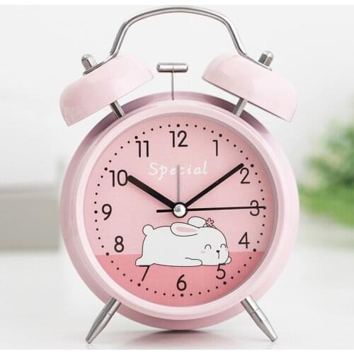 Rechargeable Alarm Clock Students Get up with High Volume Artifact