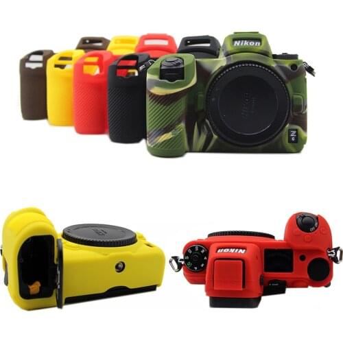 Portable Camera bag Body Cover Rubber silicone Case for Nikon Z6 Z7 Cameras Protective shell pouch