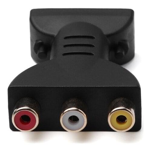 AV Digital Signal HDMI-compatible To 3 RCA Audio Adapter Component Converter Video Splitter To Vga Connector Car Accessories