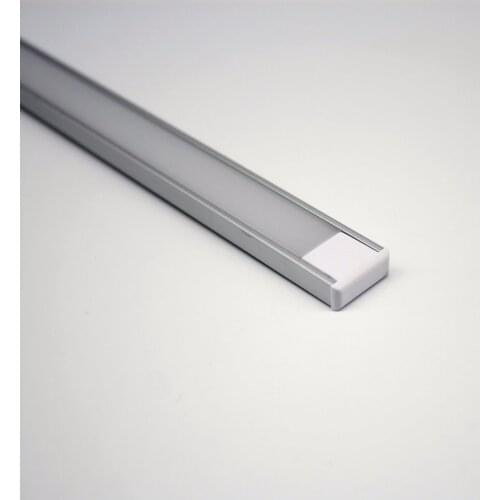 QSG-1506;LED aluminum profile(anodized silver color) with PC cover;for flexible or hard LED strips;led linear light profile