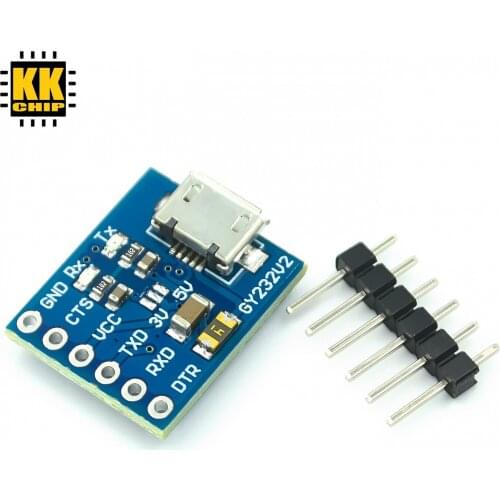 GY232V2 MICRO FT232RL USB to TTL communication module flash board GY232V2 MICRO FT232RL USB