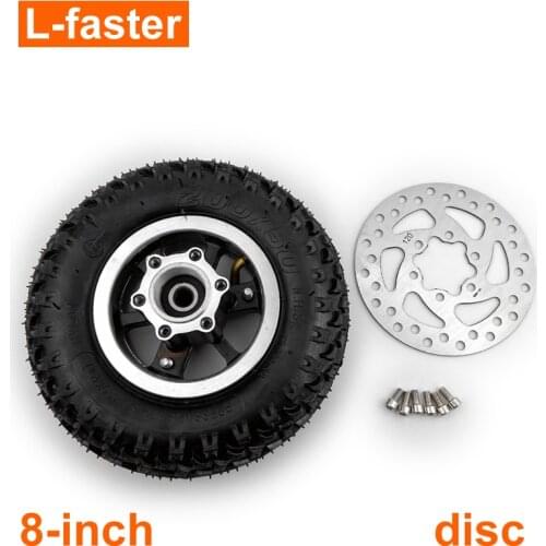 8Inch Disc Brake Wheel 8-Inch Scooter Wheel With Disk Brake 200x50 Air Wheel With 120mm Brake Plate