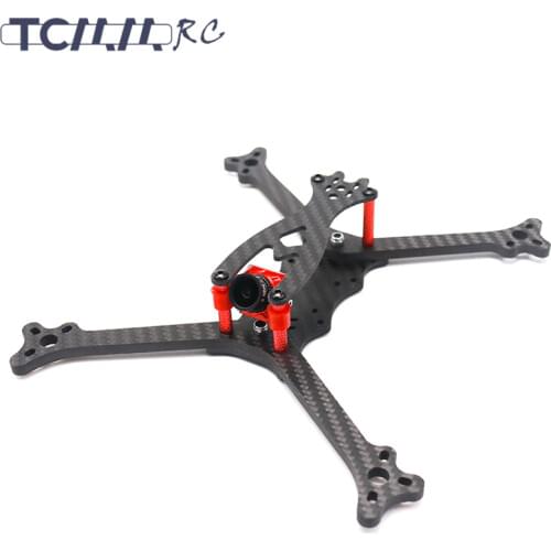 TCMMRC FPV Frame Kit Carbon Fiber Flame 210 210mm 5 Inch 5mm Arm With 3D Printed Parts for RC FPV Racing Drone
