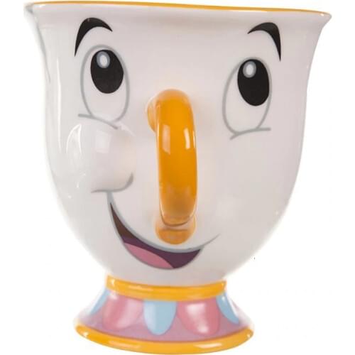 Beauty And Beast Ceramics Coffee Milk Cup Household Office Mug Teacup White Porcelain Mug Table Decoration Creative Gift