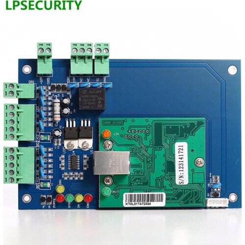 LPSECURITY access one door Access Control Board card with TCP/IP/RJ45 single door access controller(no power supply cabinet)