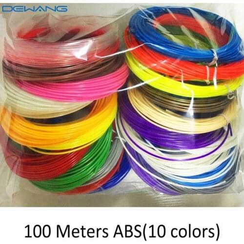 3D Printer Filament 3D Pen ABS 10 Meters 10 Colors Random 1.75mm 3D Printer Pen Filament ABS Material Cheap 3D Printers Gadget