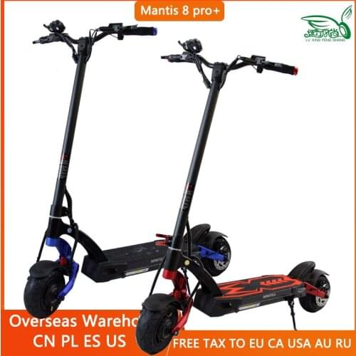 VAT Exemption Kb Mantis 8 Pro+ 48V 24.5AH 8inch Dual Motors Full Hydraulic Brake ABS Adult Two-wheel Kickscooter Mantis8 Pro