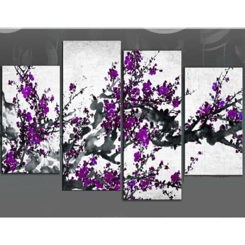 Hand-painted oil painting high quality Modern art pictures flower painting DM-15050344