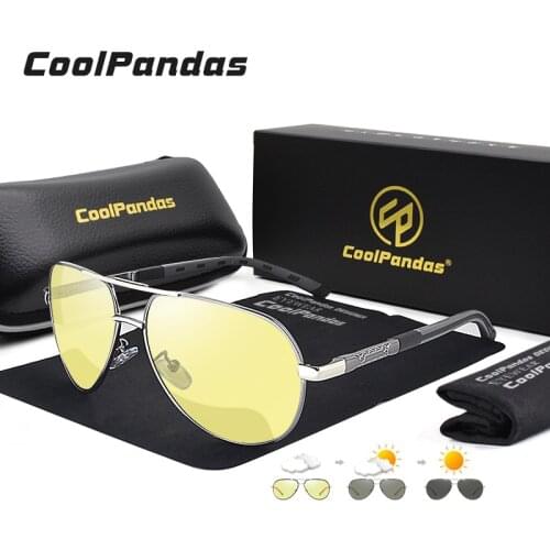 2021 Luxury Brand Polarized Sunglasses Photochromic Men Day Night Vision Driving Sun Glasses Women Retro oculos de sol masculino