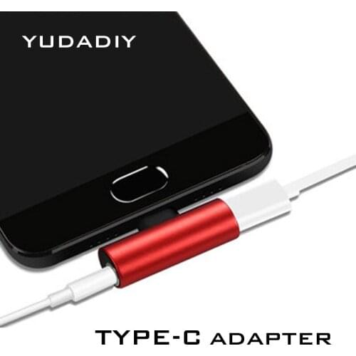 TYPE-C adapter Dual TYPE-C connector or 3.5mm headphone connector Audio charging 2 in 1 adapter for TYPE-C mobile phone