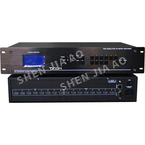 Ultra HD 4K engineering hdmi matrix 4 in 8 out HDMI audio and video matrix Support Blu-ray DVD/ 3D / HDCP / 1080P video Supplies