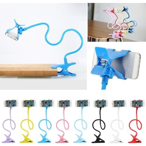 Universal Mobile Phone Holder Lazy Home Bed Desktop Mount Bracket Flexible Adjustable Cellphone Holder Clip Smartphone Stand