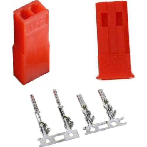 10pairs 2.54mm JST SYP 2-Pin Female & Male Red Plug Housing Crimp Terminal Connector Kit 20%Off