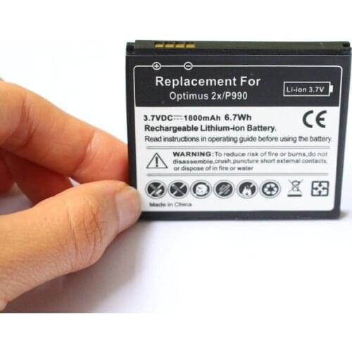 10pcs/lot 1800mAh FL-53HN Replacement Battery For LG Optimus 2X / 3D SU660 /S P920 P993 P990 P999 Thrill 4G G2x C729 SU760 P925