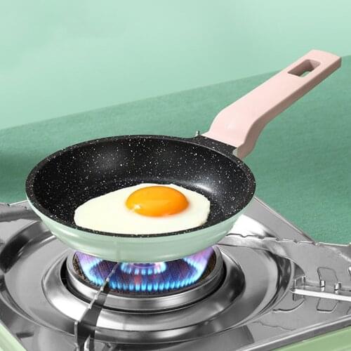 14cm Mini General Use Medical Stone Non Stick Frying Pan Grill Pancake Egg Kitchen Cookware Fry Pot Gas Induction