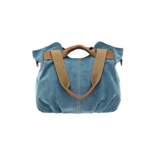 2020 Brand Large Pocket Casual Tote Womens Handbags Shoulder Handbags Canvas Capacity Bags For Women Messenger Bags women bag