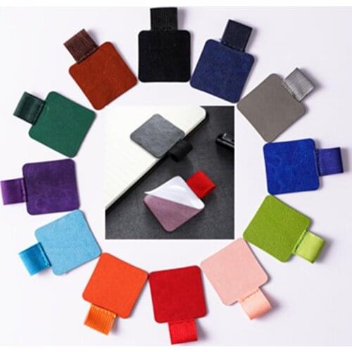 5 Pcs Leather Pen Loop Holder for Notebooks Journals Planners Tablet Case Pencil Elastic Loop or Pens Pencil Stylus Pen