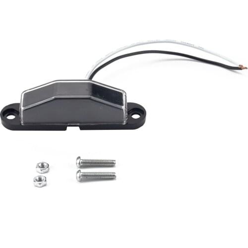 Car accessories 4LED triangle 10-30V license plate light suitable for trailers, RVs, trucks, etc