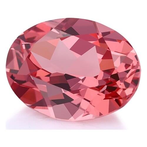 Cheerstar Oval shape Lab Grown Pink Sapphire Padparadscha Sapphire for Jewelry Making