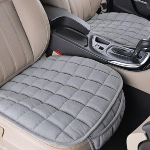 Car Seat Cover Winter Warm Cushion Antislip Universal Front Chair Breathable Pad Q9QD
