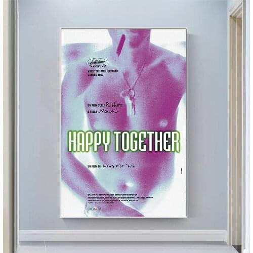 CP1156 Happy Together Classic Hot Movie Print Silk Fabric Poster Indoor Wall Art Decor Gift