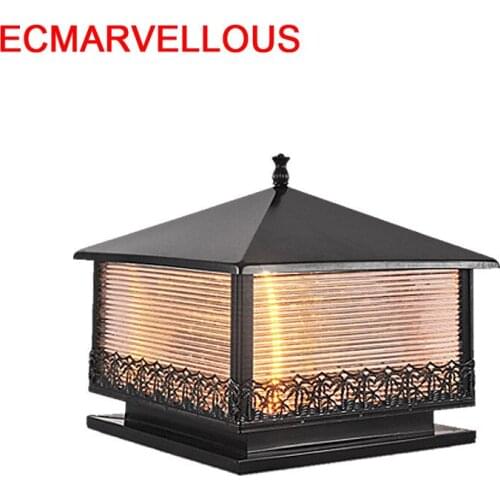 Lantaarnpaal Post Foco Exterior Lawn Lamp Terraza Y Jardin Decoracion Luminaire Exterieur Outdoor Spotlight Landscape Lighting