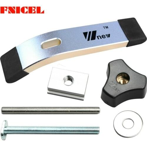 Woodworking Ruter Table T Track Metal Quick Acting Hold Down Clamp Set for T-Slot T-Track Woodworking Tool Accessories