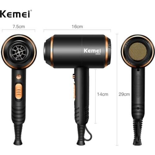 KEMEY KM-8896 4000w Hair Dryer Wind Power Powerful Electric Blow Dryer Hot/cold Air Hairdryer Barber Salon Tools 220V