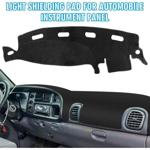 Mayitr 1pc Anti-slip Car Dashboard Mat Durable Automobile Dashmat Pad Fit For Dodge Ram 1500 2500 3500 1998-2001