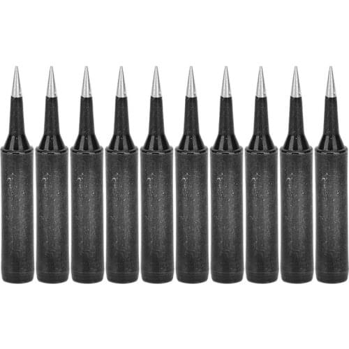 10Pcs 900M-T-I Series Soldering Iron Tips Soldering Bits Welding Industrial More Tool for 900M‑ESD 907 907‑ESD 933