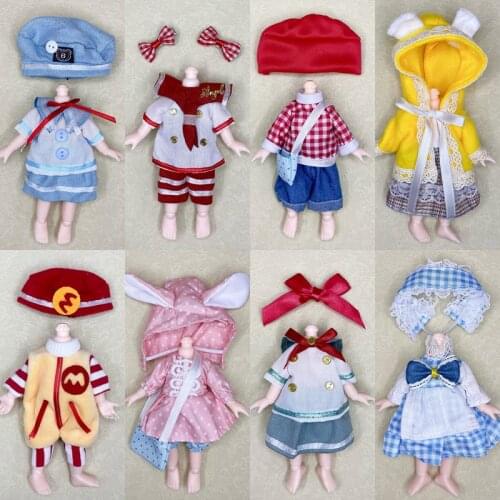 New 1:8 Dollhouse Clothes High-end Dress Up Cosplay Skirt Suit Fashion Doll Clothes Skirt Suit For 1/8 Bjd Dolls