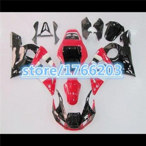 Body for YZF-R6 98-02 YZF R6 98 99 00 01 02 red white black YZF 600 R6 1998 1999 2000 2001 2002 fairing kitsBBF