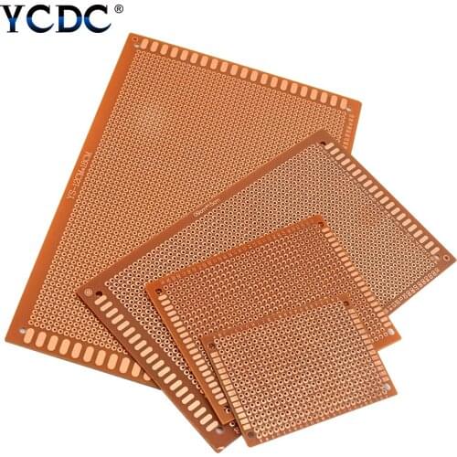 Wholesale 80pcs/lot DIY 5x7 7x9 9x15 12x18 CM Prototype Paper PCB Universal Experiment Matrix Circuit Board Single
