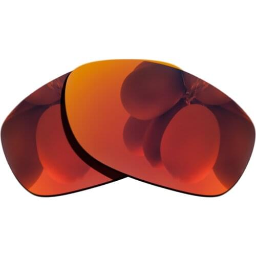 Polarized Sunglasses Replacement Lenses for-Pit Bull Frame - Fire Red