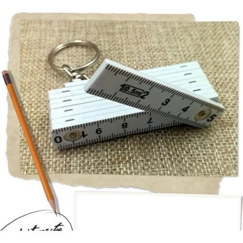 Portable Plastic Folding 10 Way Ruler Measuring Ruler Woodworking Ruler