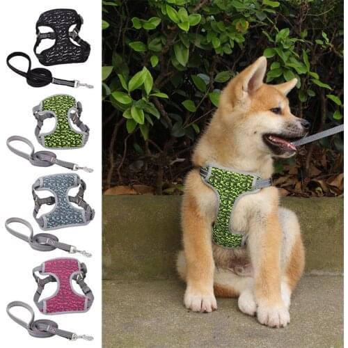 Safety Dog Harness No-pull Nylon Pet Puppy Harness Vest Adjustable For Small Medium Large Dogs Pitbull French Bulldog