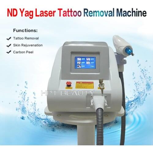 Professional Tattoo Removal Q-switched Laser Machine Carbon Peel Skin Rejuvenation Freckle Remove Laser Device with Red Aim