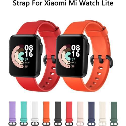 For XiaoMi Mi Watch Lite Strap Global Version Replacement Sport Soft Bracelet For Redmi Watch Belt Wrist Strap Accessories
