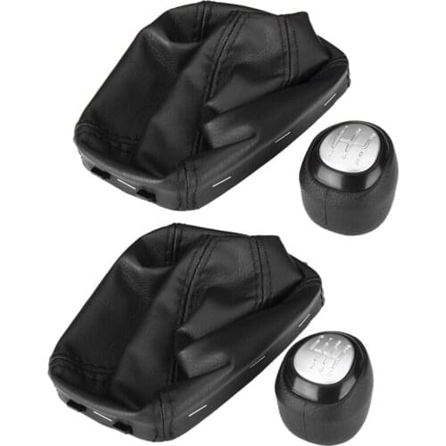 Car Manual Shift Knob Knob Shift Lever Guard For Saab 9-3 2003-2012 55566206 55353898