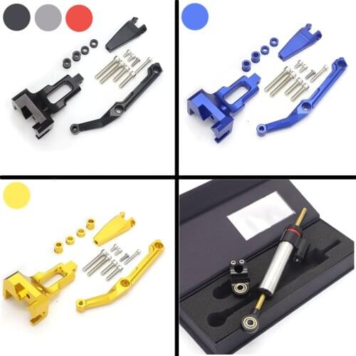 For Yamaha MT-09 MT 09 MT09 Tracer 2015-2017 Motorcycle Steering Stabilize Damper Bracket Mounting kit