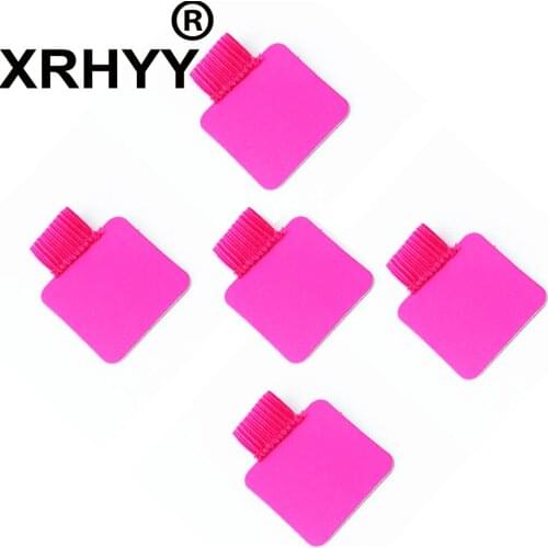 XRHYY 5 Pcs Hot Pink Pen Loop Self-Adhesive Pencil Holder Pencil Loop Leather Pen Loop Holder For Notebooks Journals Calendars
