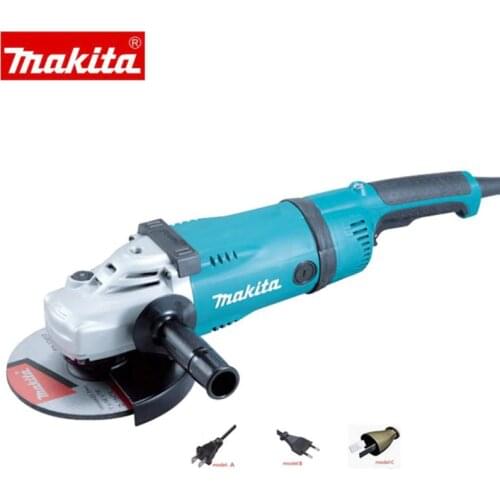 220-240V Makita GA7060 GA7060-R 7" Angle Grinder, with Lock‑On Switch